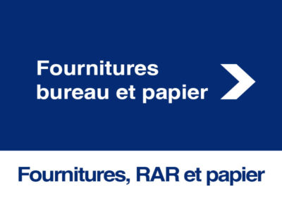 Fourniture de bureau et papier